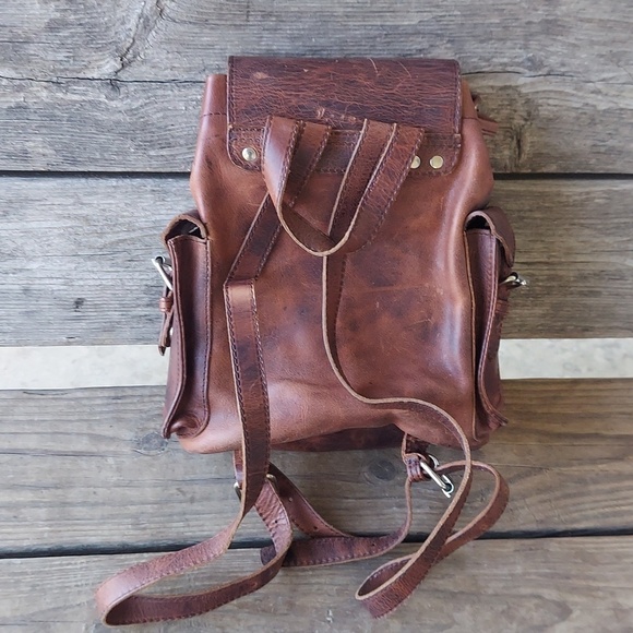 Freebird By Steven Leather Cognat Backpack main image 9